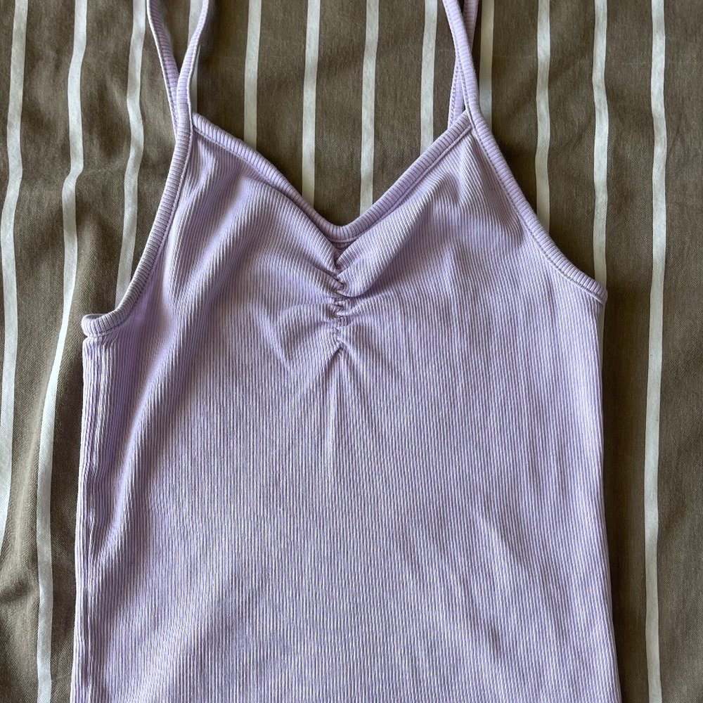 Rib Knit V-Neck Cami Top